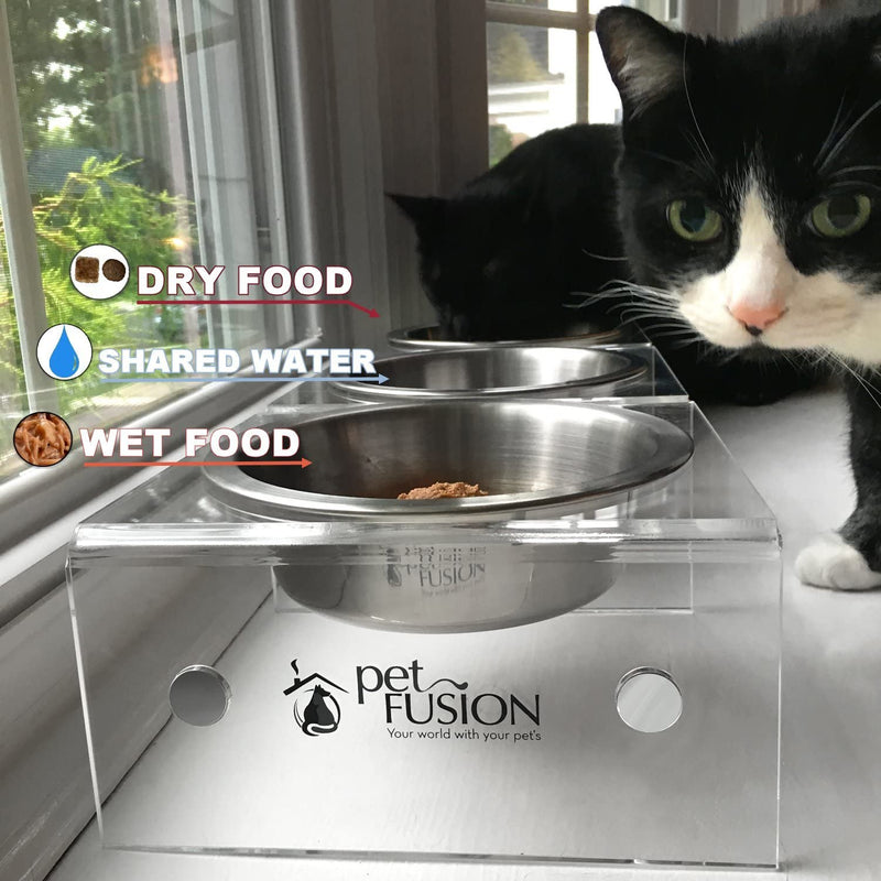 SinglePod Feeder in Acrylic (Cat dish, single)