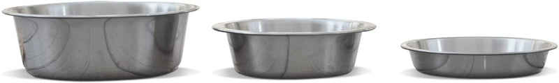Brushed Stainless Steel Bowl (Short - 24 oz)