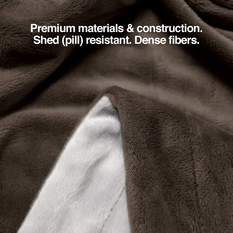 Microplush Pet Blanket (S, Brown - 31 x 27")