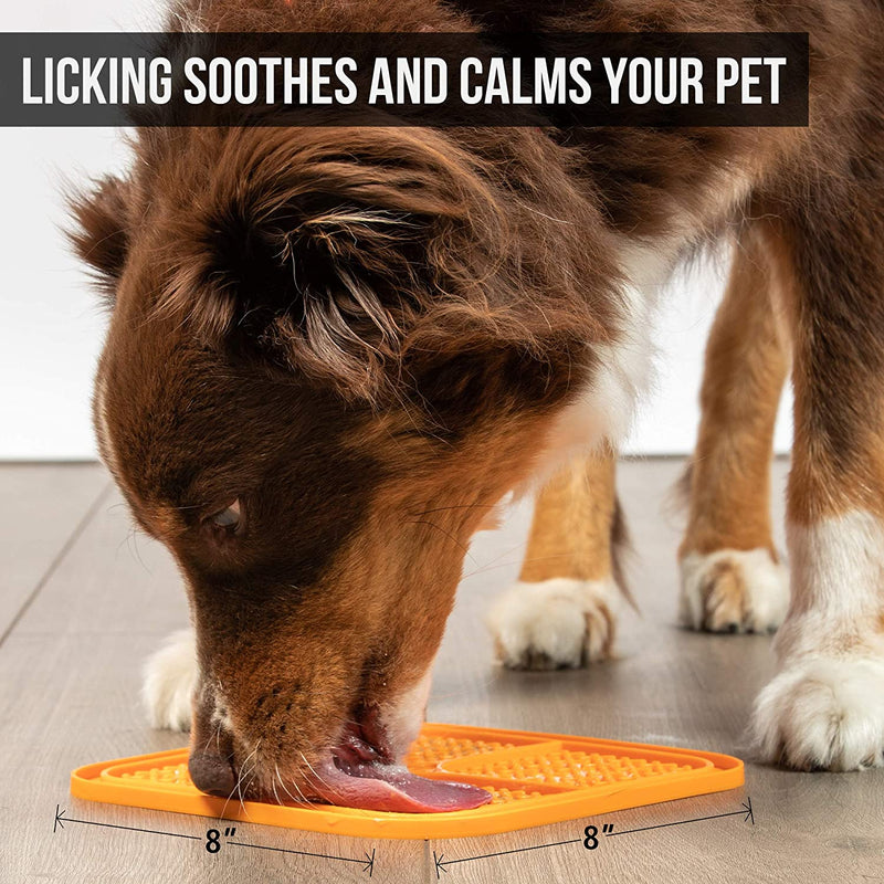  Dog Crate Licking Toy Lick Mat for Dogs Cats,Crate