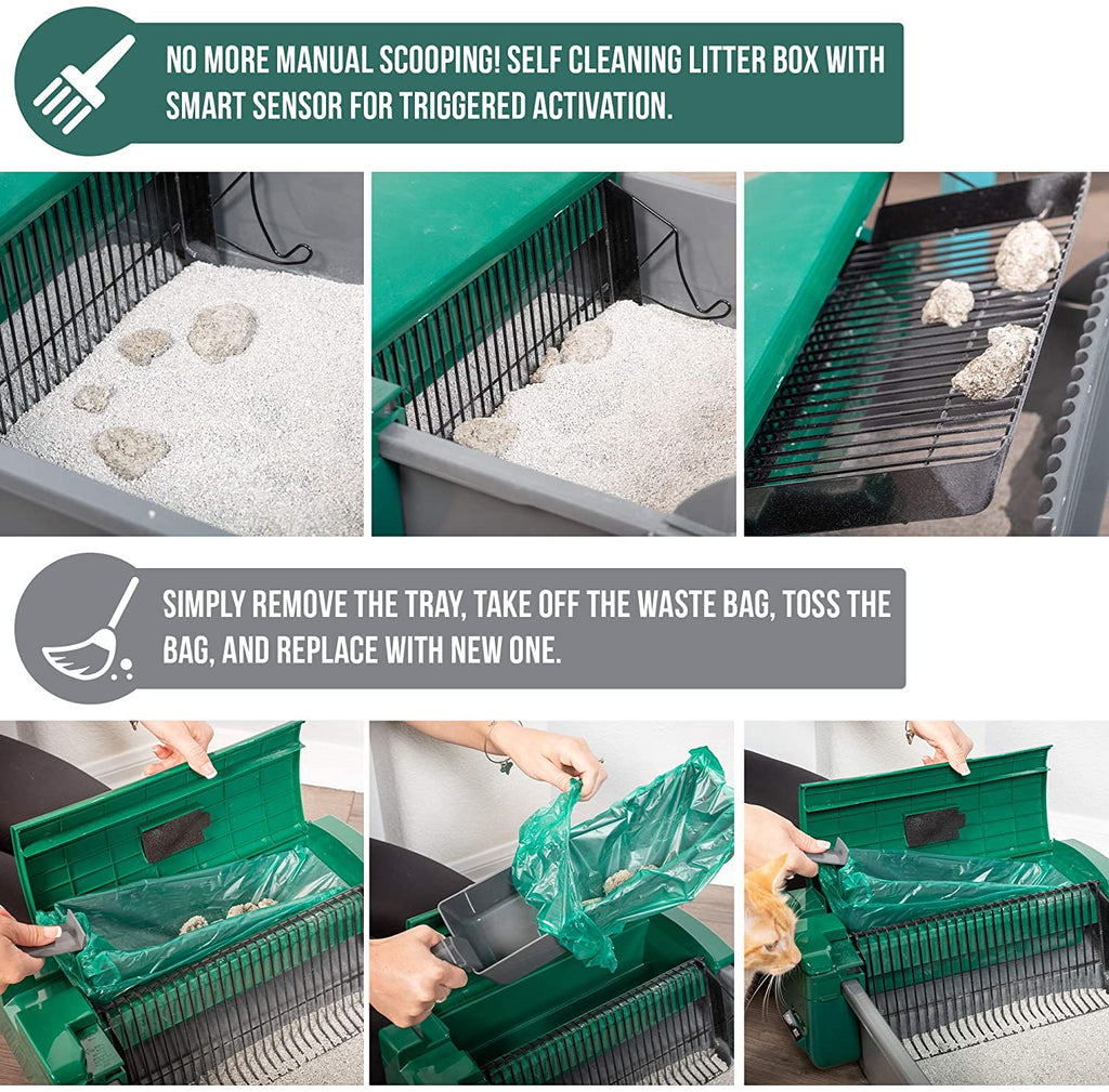 Clever self-cleaning litter box takes the stench out of managing cat waste