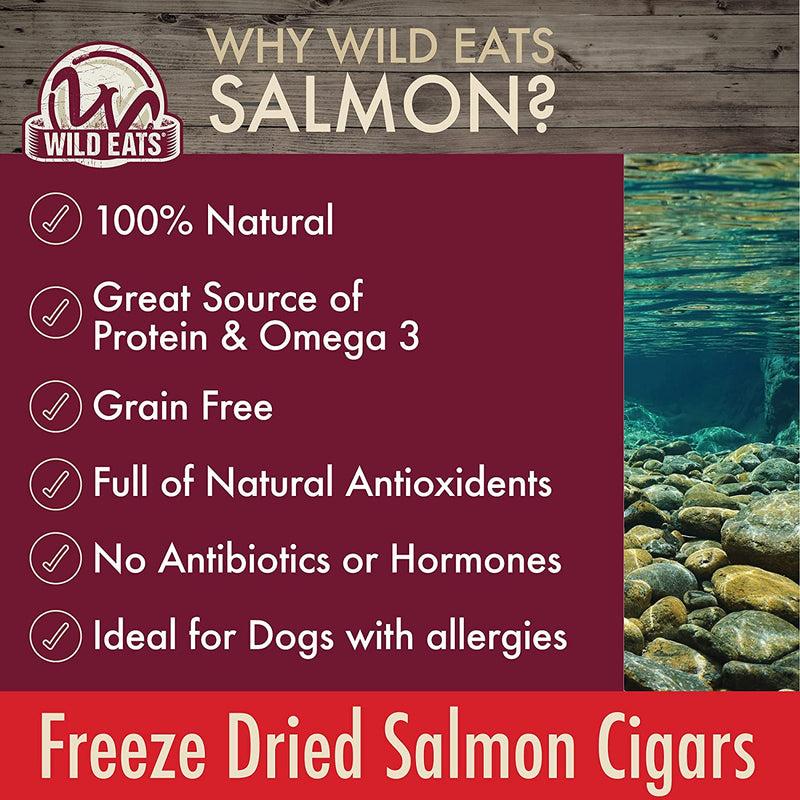 Wild Eats Salmon Skin Dog Treats - 12 Pack
