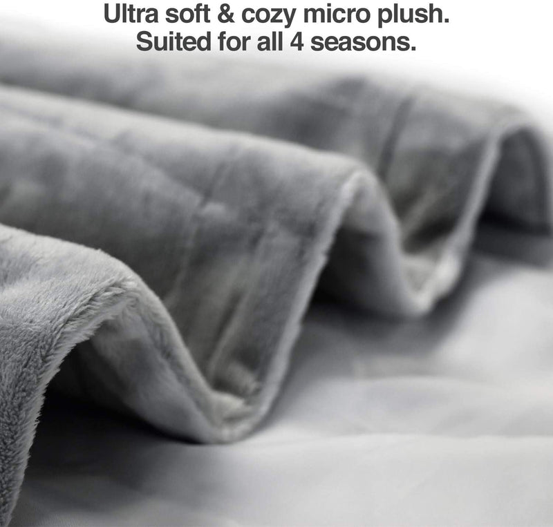 PetFusion | Microplush Pet Blanket | XL | Gray